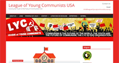 Desktop Screenshot of leagueofyoungcommunistsusa.org